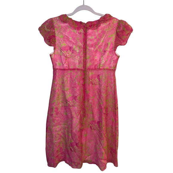 Lilly Pulitzer Women’s Size 6 Clare 100% Silk Chiffon Dress - Picture 5 of 6